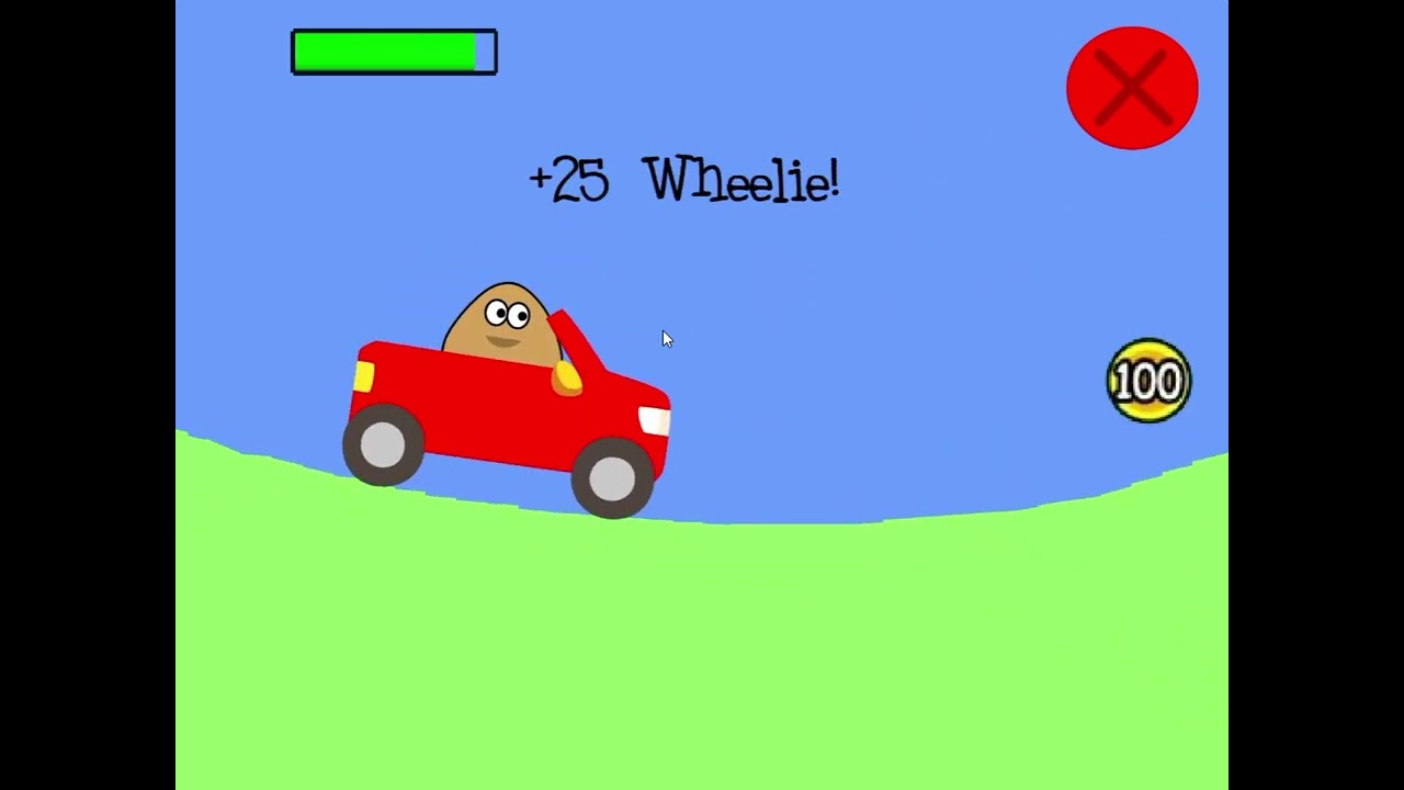 jugando Pou en scratch