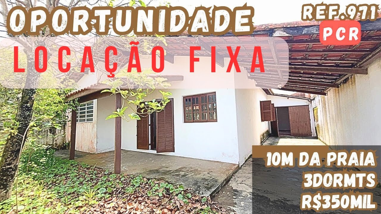 REF.971 Oportunidade a 10m do mar no Jardim Suarão R$350mil