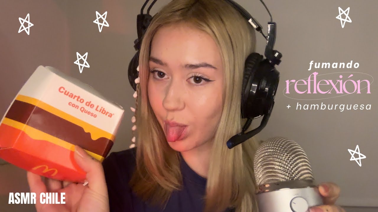 ASMR FUM4ND0🍃 + REFLEXIONANDO + BAJÓN