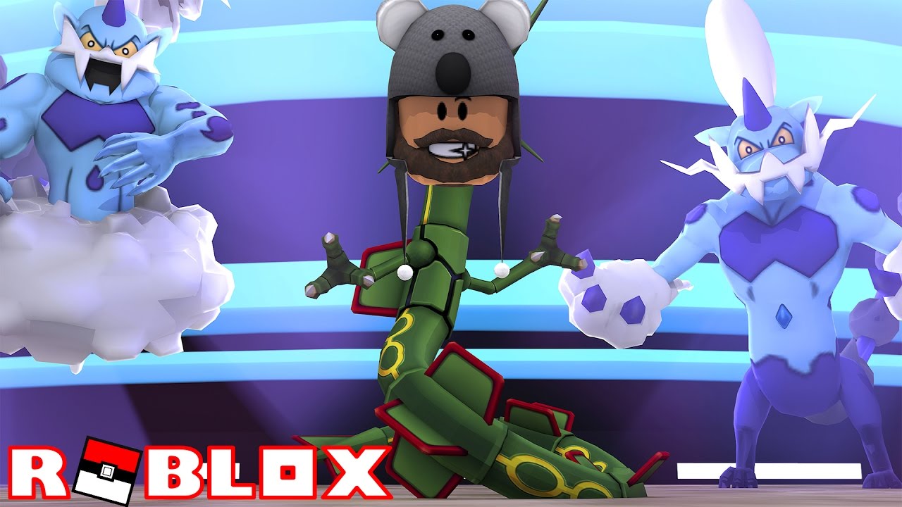 RAYQUAZA + THUNDURUS!!!! | Pokémon Fighters EX | ROBLOX