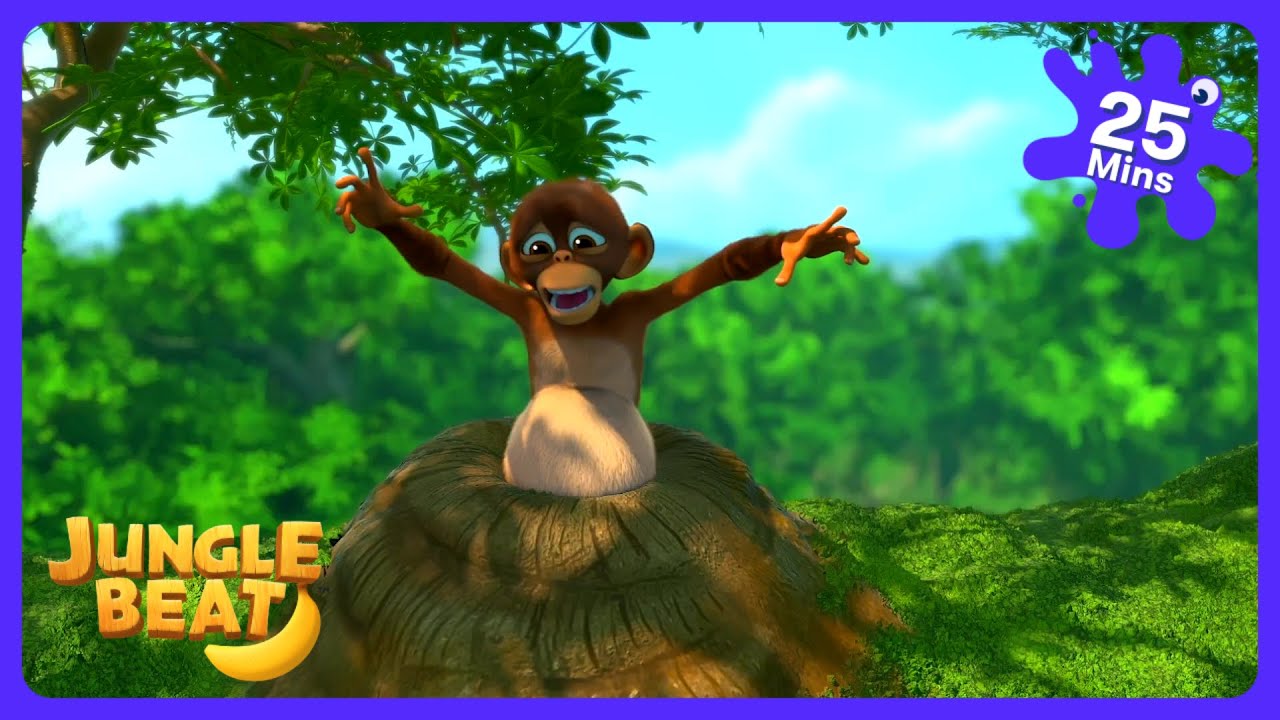 Jungle Beat - ¡Atrapado en el Árbol Gigante! | Dibujos Infantiles | WildBrain Circo - Español