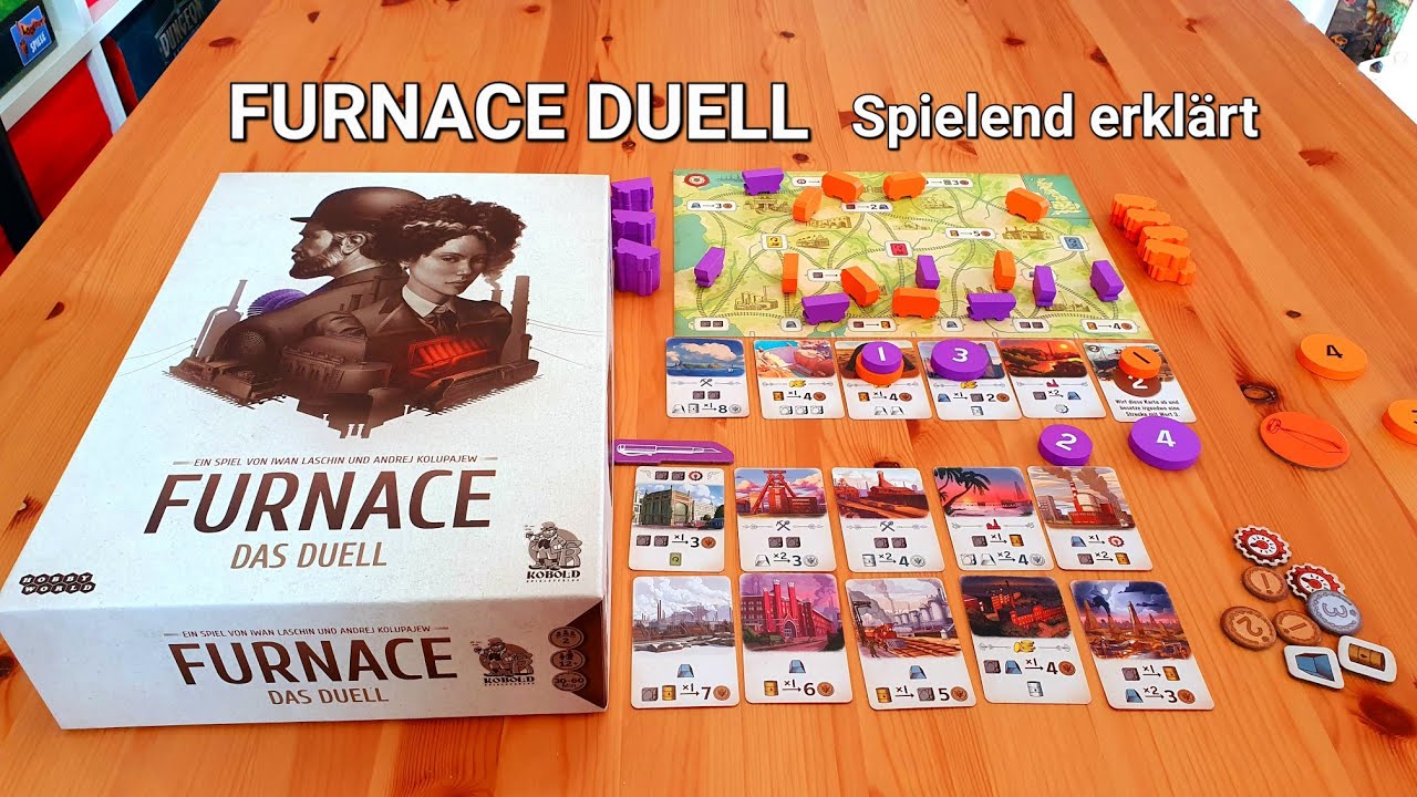 Spielend erklärt: FURNACE, das Duell // #brettspielvibes 