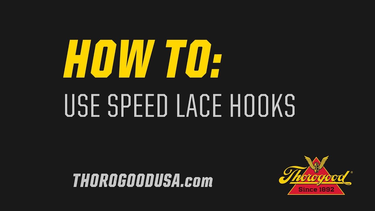 How to... Use Speed Lace Hooks