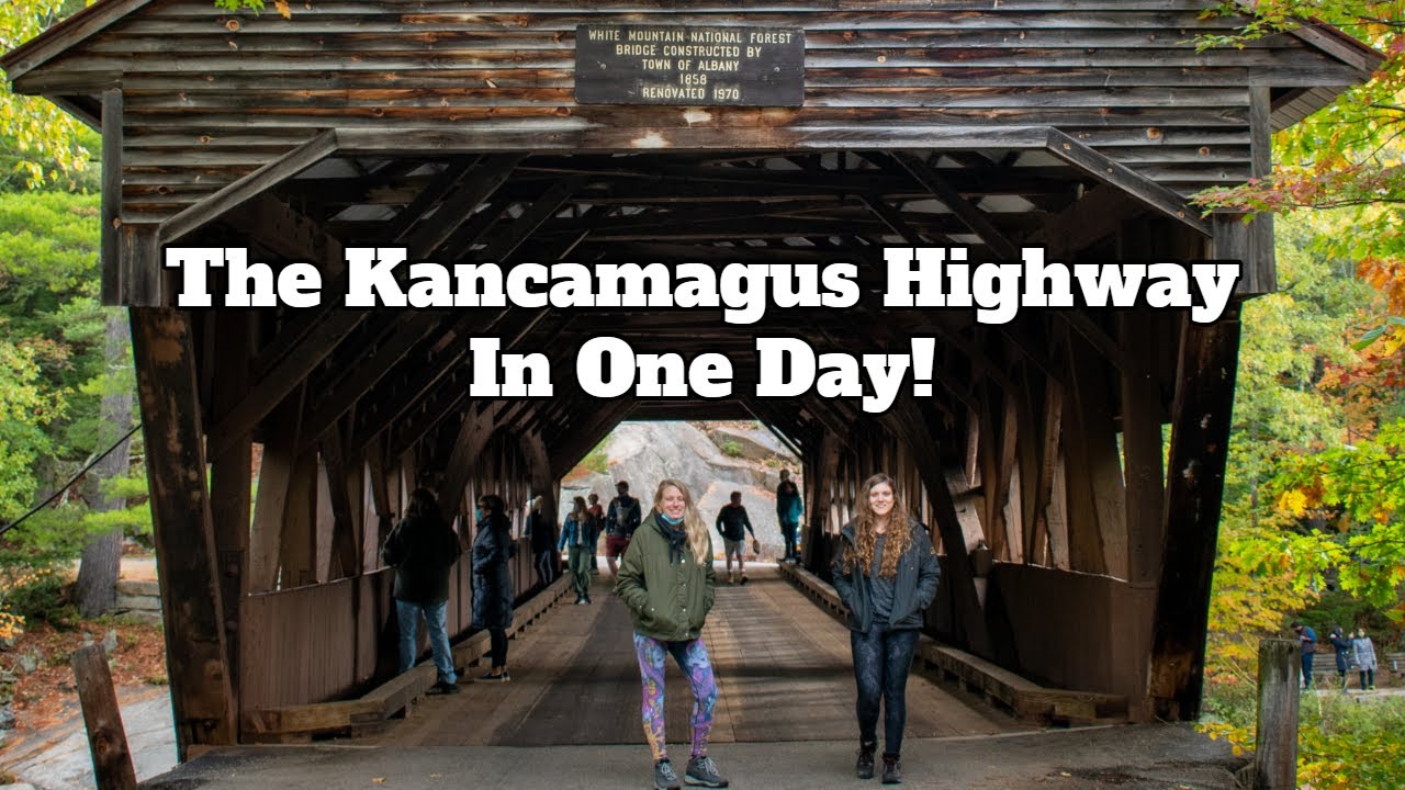 The Kancamagus Highway in one day during fall | New Hampshire |  White Mountains Trip part 7