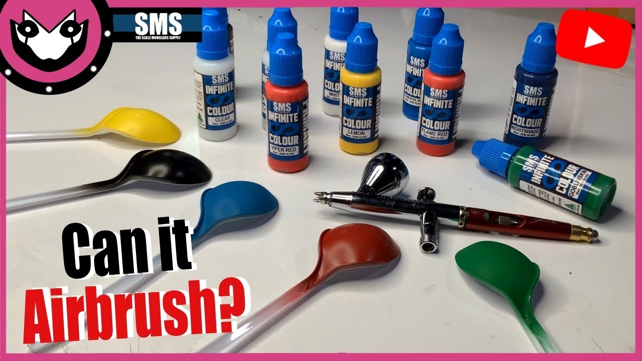 Testing SMS Infinite Colours on Airbrush! | The Scale Modeller Supply Paints