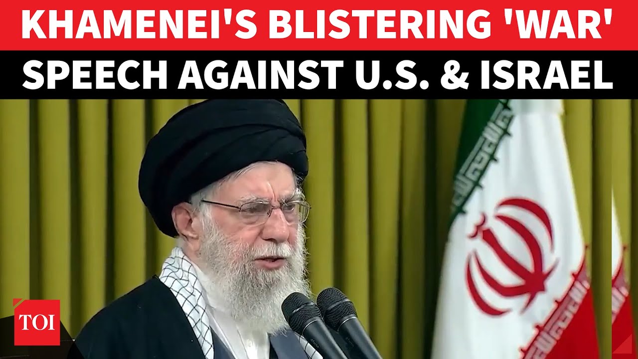FULL: Khamenei's Roaring Speech That Shook U.S. & Israel Amid Iran War Threat | 'Will Crush You...'