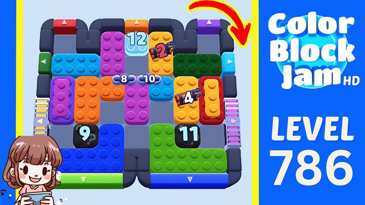 Color Block Jam Level 786 Solution Walkthrough