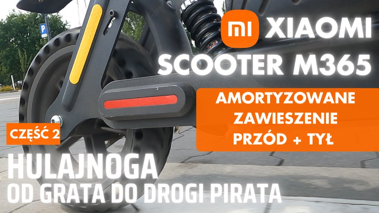 Hulajnoga Xiaomi zawieszenie amortyzowane. Teraz to jeździ! Xiaomi Mi Scooter M365 #02