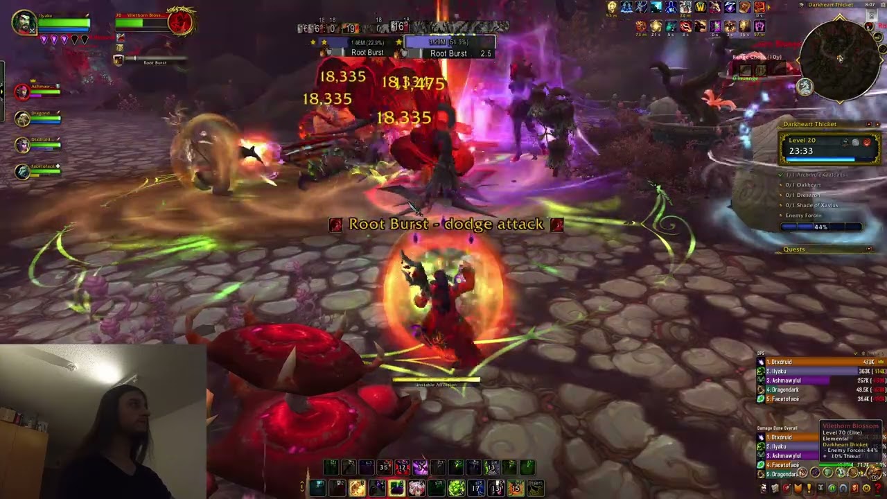 Darkheart Thicket +20 Affliction Warlock PoV 10.2