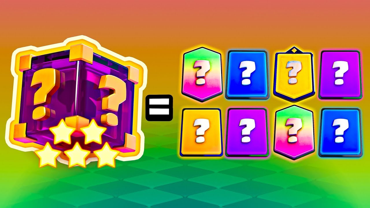 Lucky Drops Choose My Deck in Clash Royale 