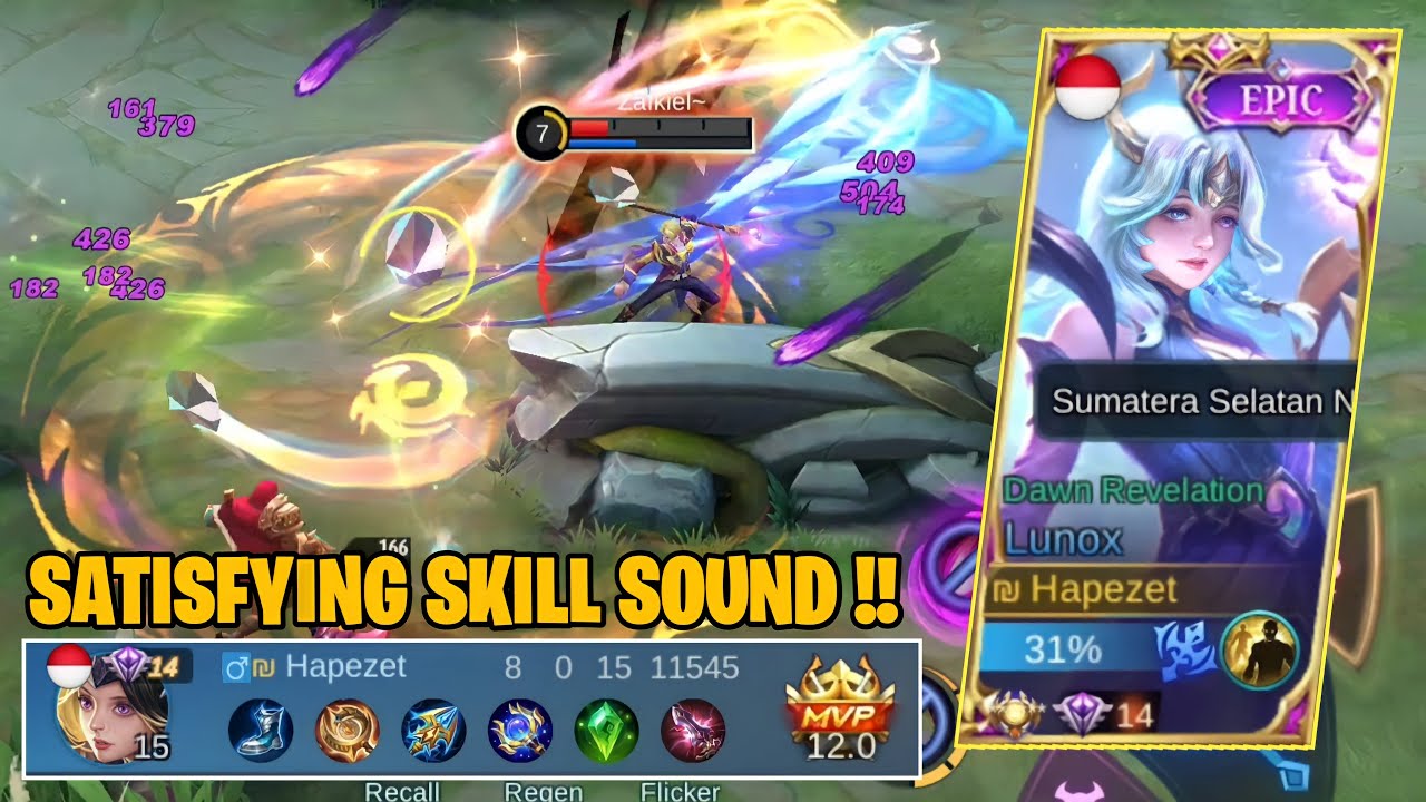 Review Skin Lunox Epic! Suara Skill Paling Satisfying Beda Dari yang Lain | Mobile Legends