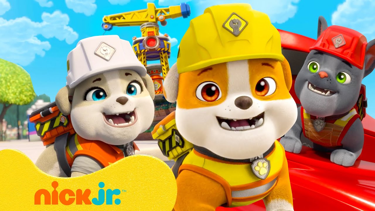 De beste bouwmomenten van Rubble & de Crew! Met Mix & Charger | 30 minuten | Nick Jr. Nederlands