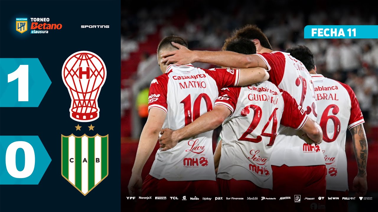 HURAC&Aacute;N 1 - 0 BANFIELD | Resumen del partido | #TorneoBetano Clausura 2025