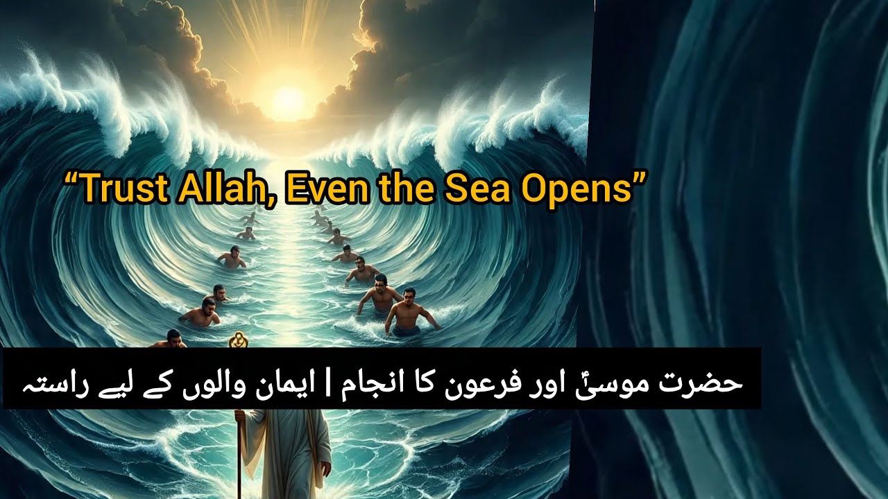 جب سمندر راستہ بن گیا | حضرت موسیٰؑ کا عظیم معجزہ