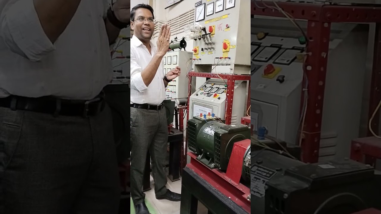 alternator parallel operation practical nSTI Mumbai by nikesh pattil sir 2023