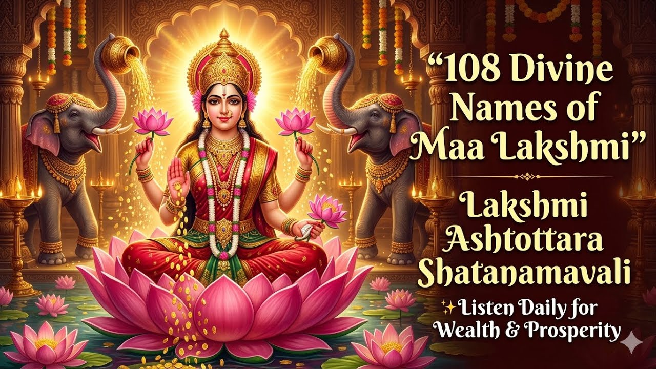 	माँ लक्ष्मी को प्रसन्न करने के 108 दिव्य नाम – महालक्ष्मी अष्टोत्तर शतनामावली