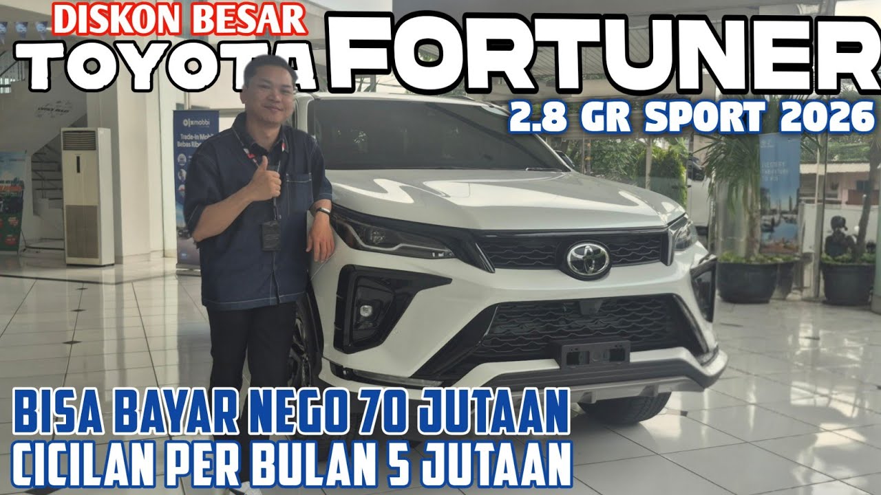 AWAS BAYAR MAHAL‼️ TOYOTA FORTUNER 2026 BARU NEGO BAYAR MOBIL 100 JUTA KURANG