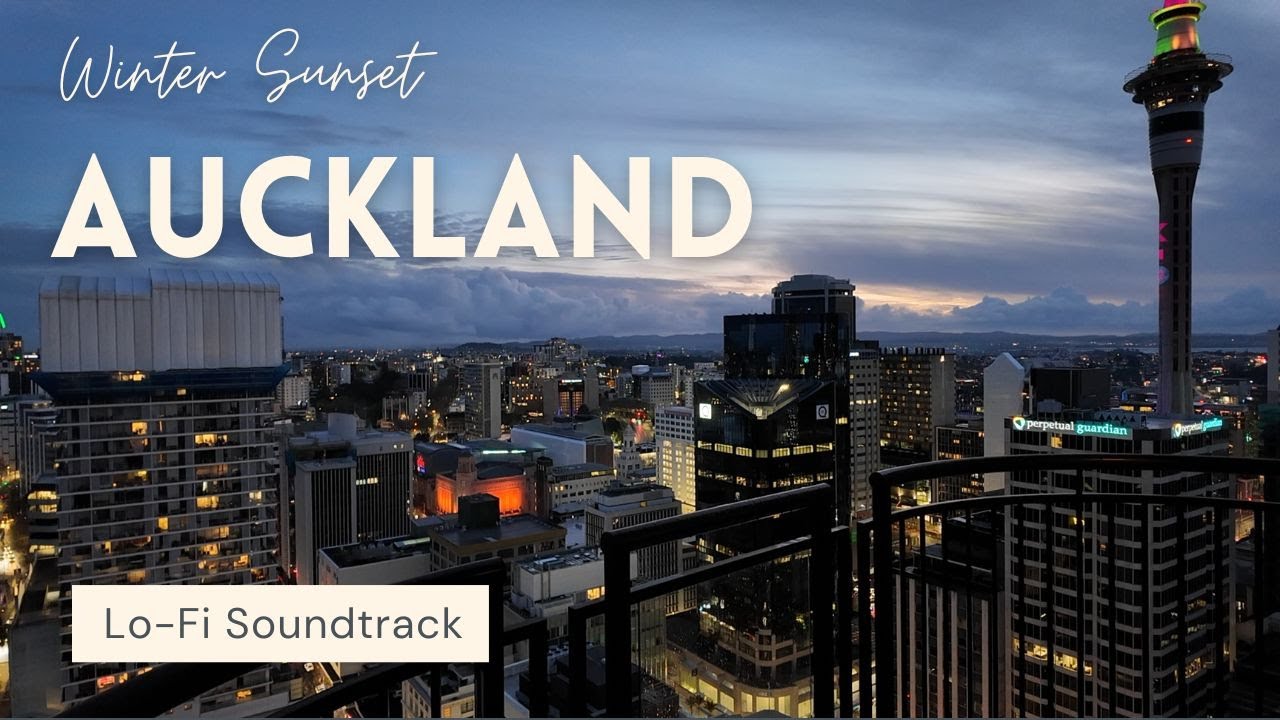 New Zealand - Clear Sunset - Auckland City Centre