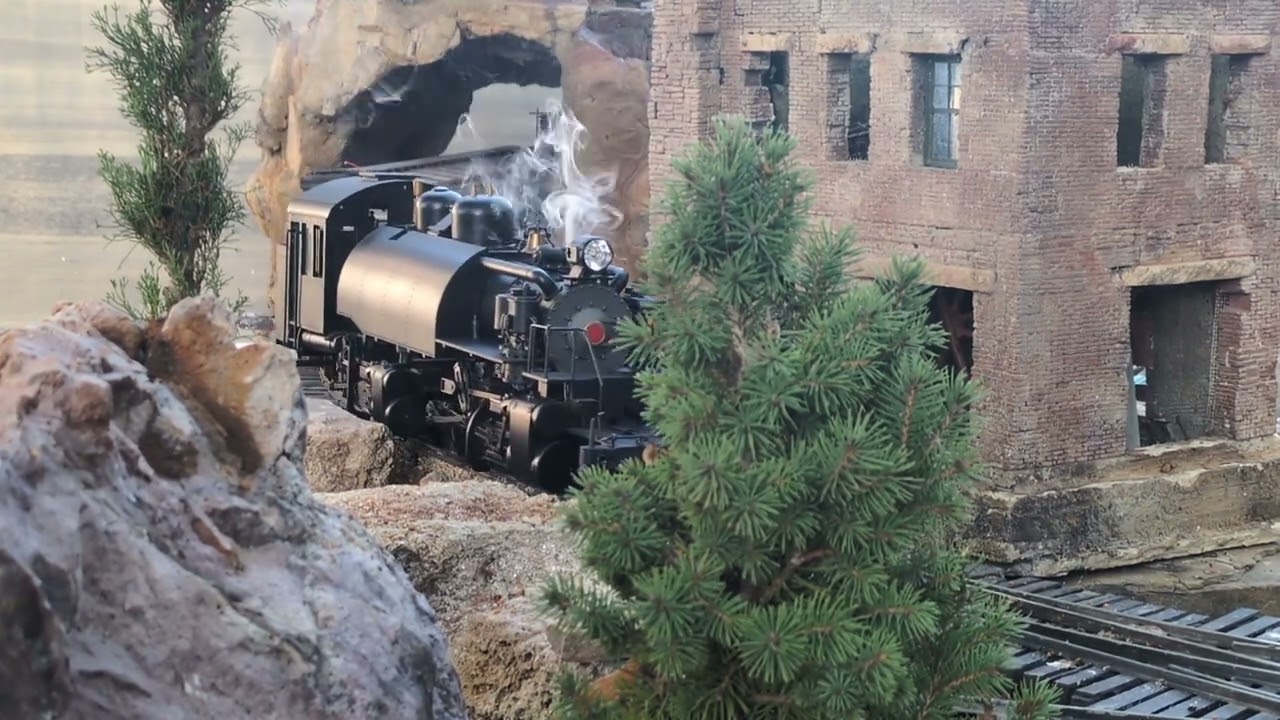 A shot of my Grandpa's g scale train