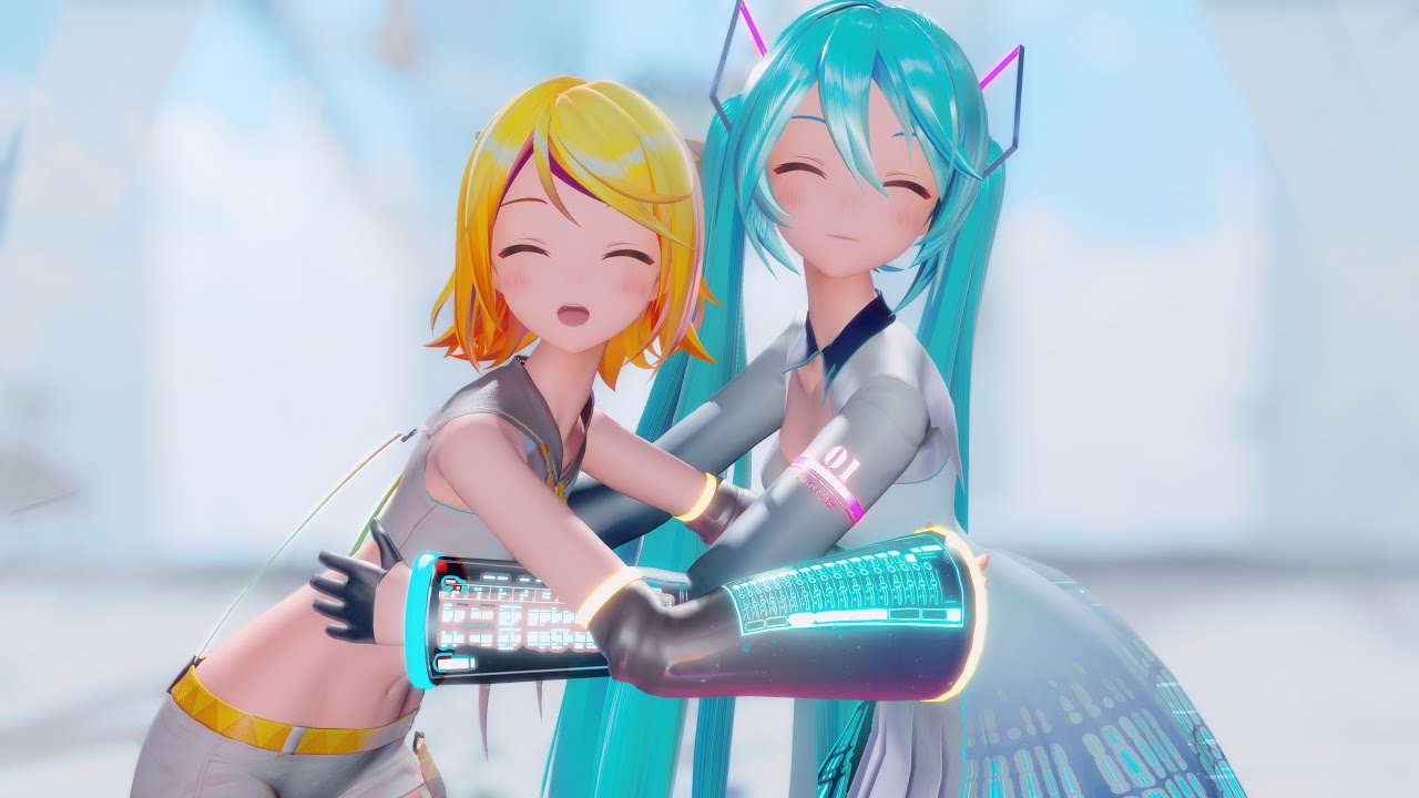 【MMD】バブリン/YYB式初音ミク・YYB式鏡音リン 