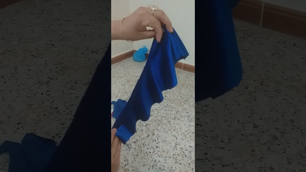 طريقة تفصيل الكم الحلزوني مع أم ريتاج الخياطة الشاوية