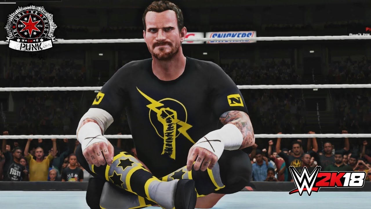 WWE 2K18: New Nexus CM PUNK Mod! (Custom Animated Entrance, Trons, & Winning Scene) - PC Mods