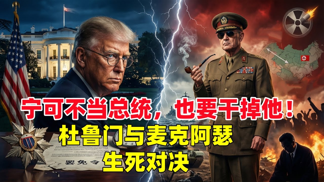 《宁可丢掉总统宝座也要干掉他！杜鲁门与麦克阿瑟的生死对决。》