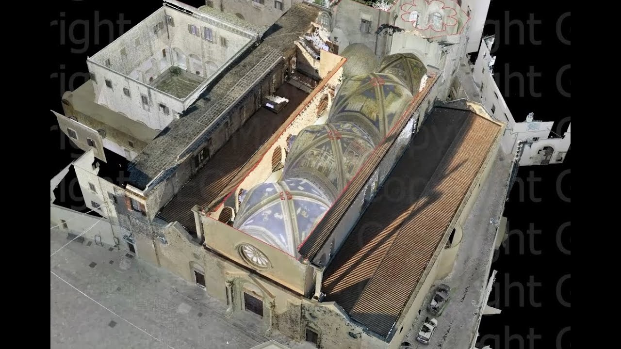 Rilievo Laser Scanning 3D, aerofotogrammetria e Digital Twin di edifici ecclesiastici