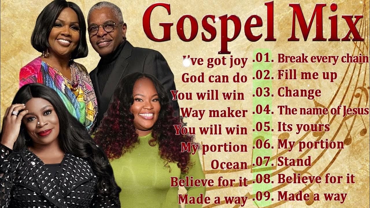 Top praise and worship songs - Black gosel mix 2025 - CeCe Winans, Sinach, Tasha Cobbs