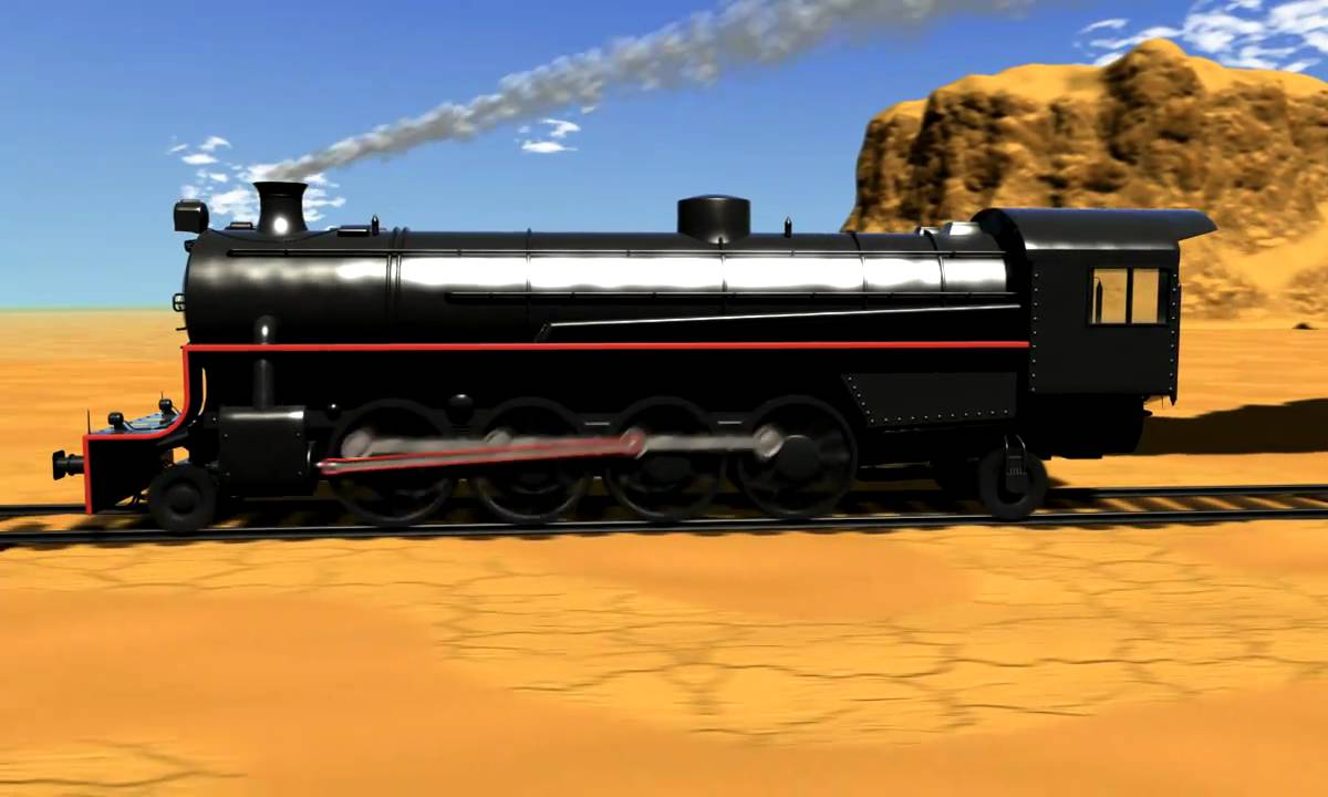 3D Studio Max - Locomotive