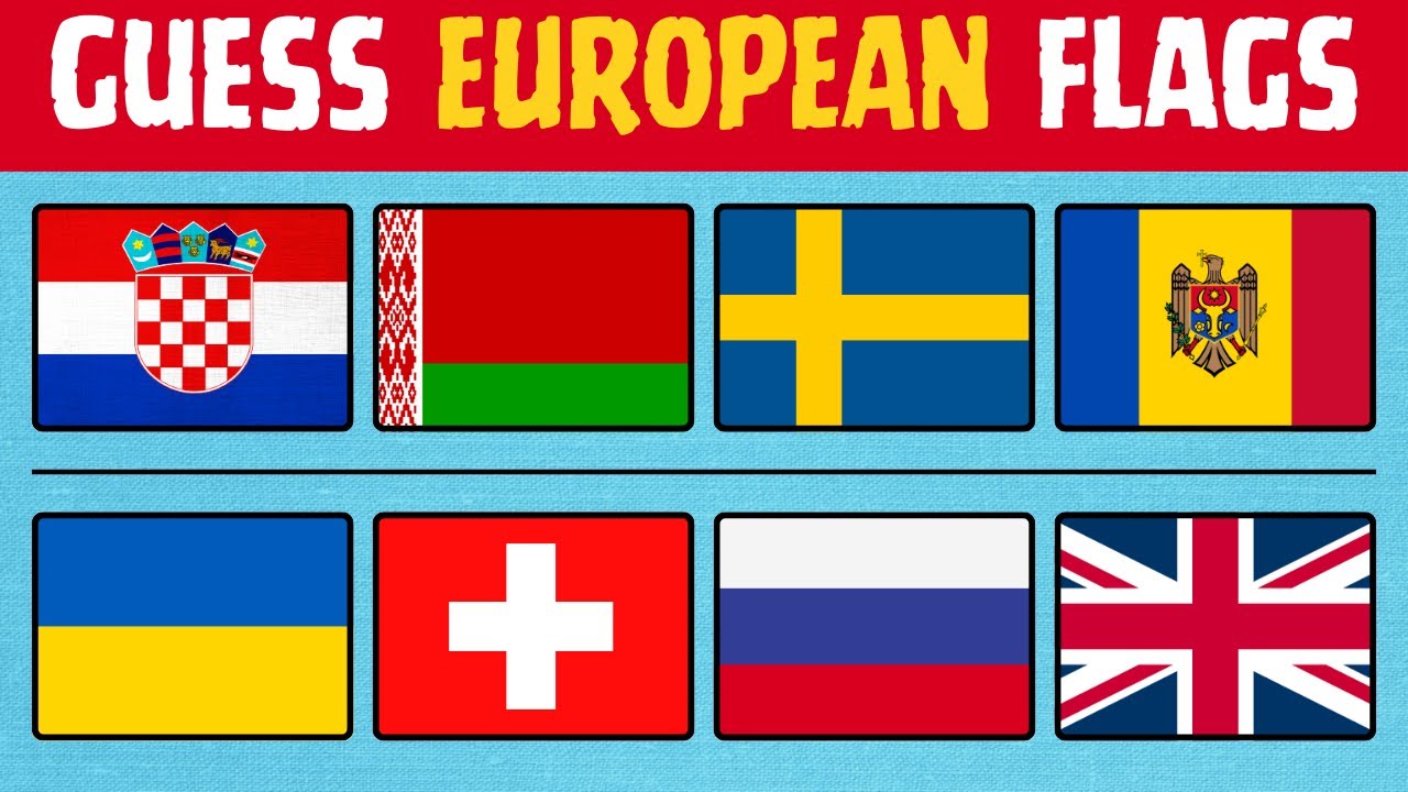 Only 1% Can Guess All European Flags 🇪🇺😱 || Who knows?