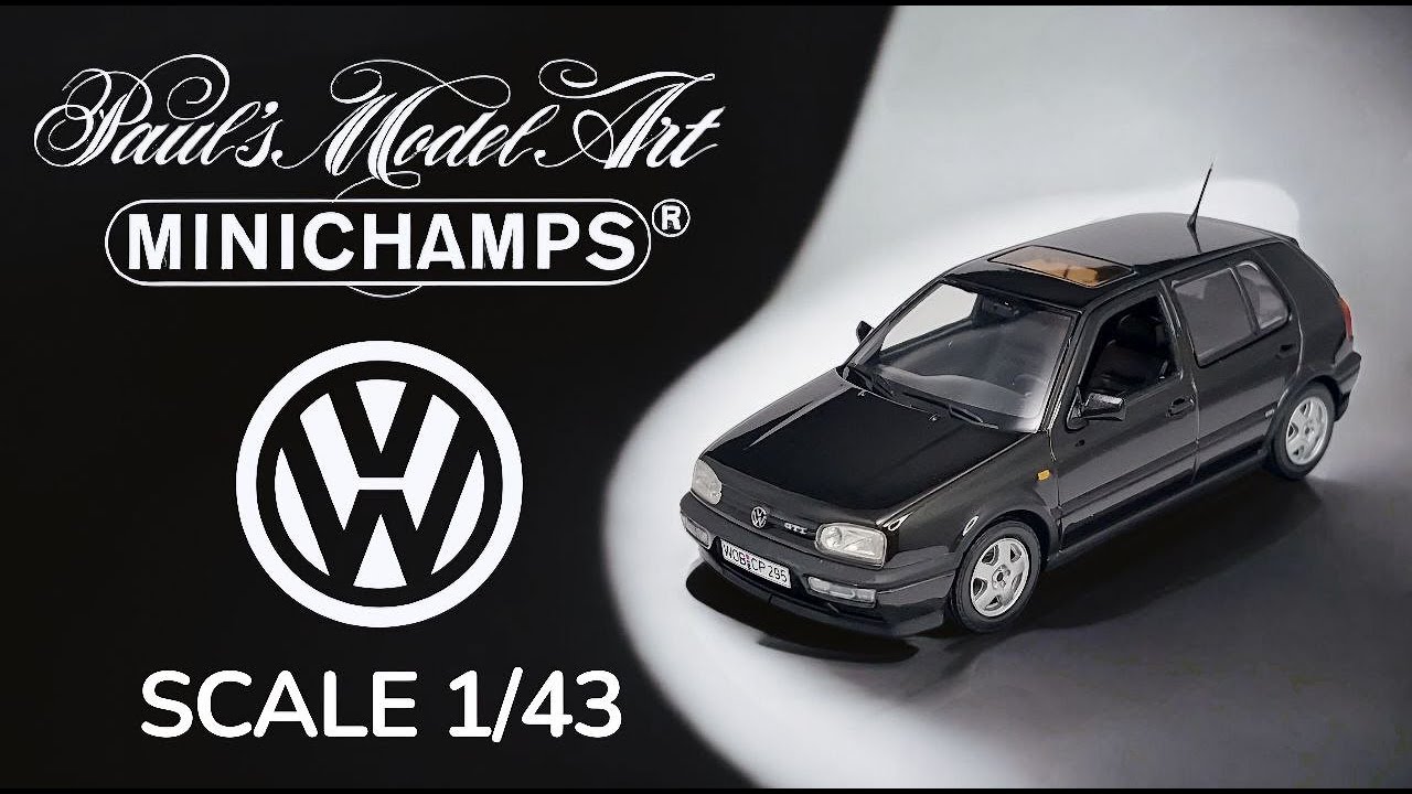 Я не планував це купувати… але golf gti III від Minichamps все зламав. Розпаковка масштабних моделей