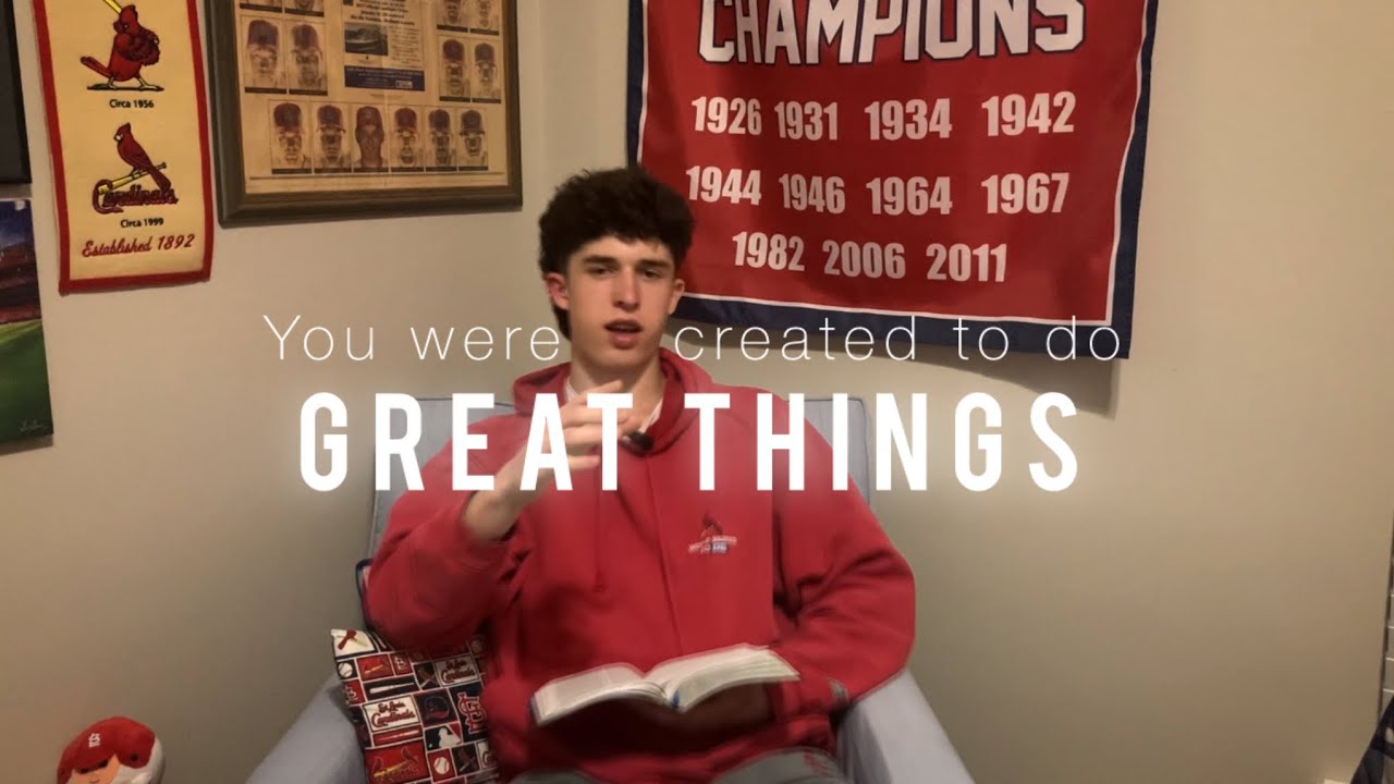You Were Created to Do Great Things