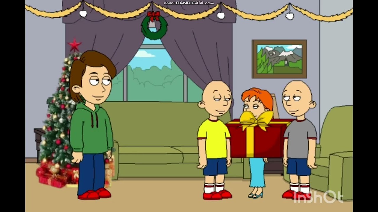 Caillou gets grounded on christmas (10K VIEWS SPECIAL)