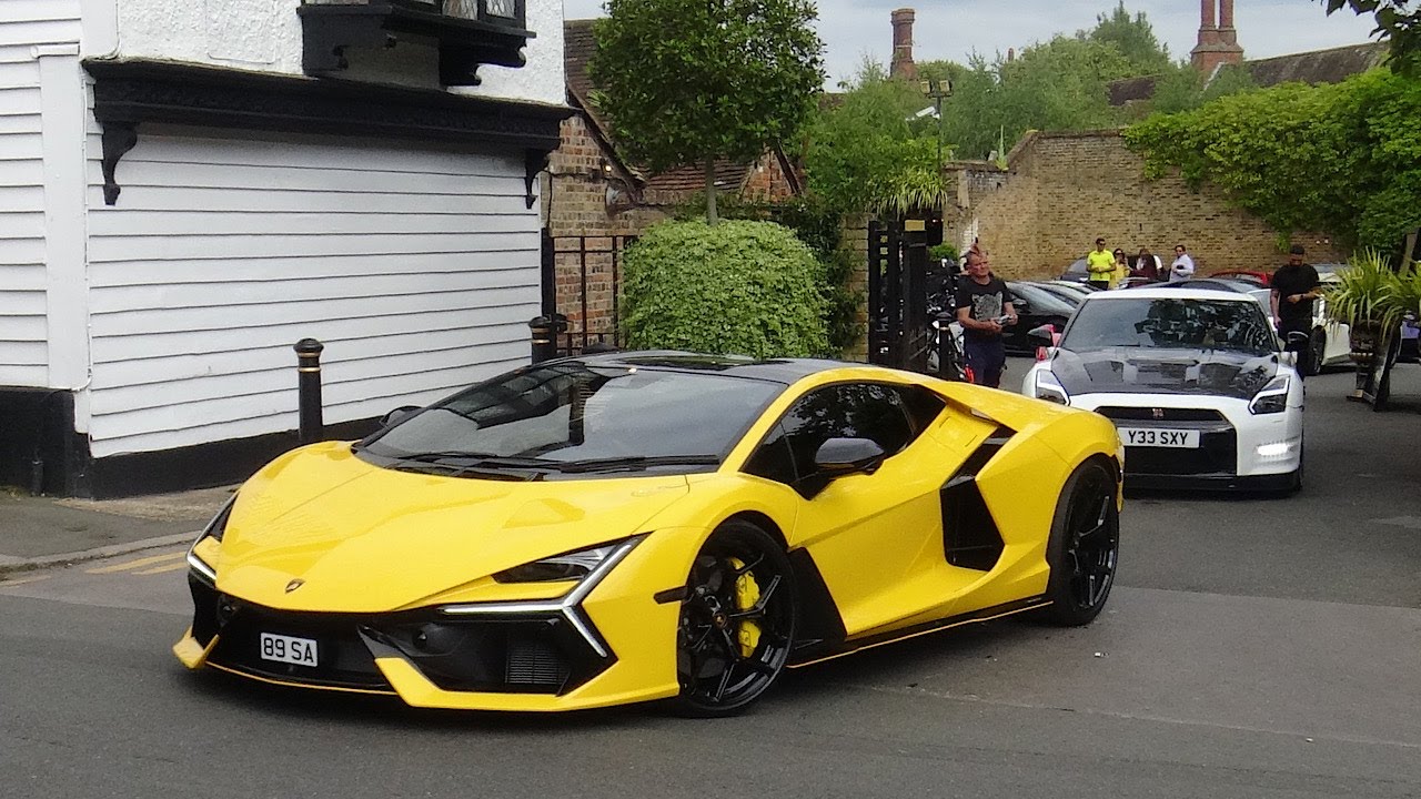 Supercars Accelerating Leaving Supercar meet June 2024