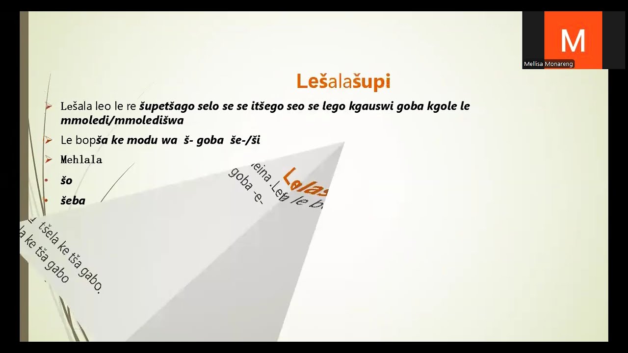 Mašala  le  mehuta ya ona