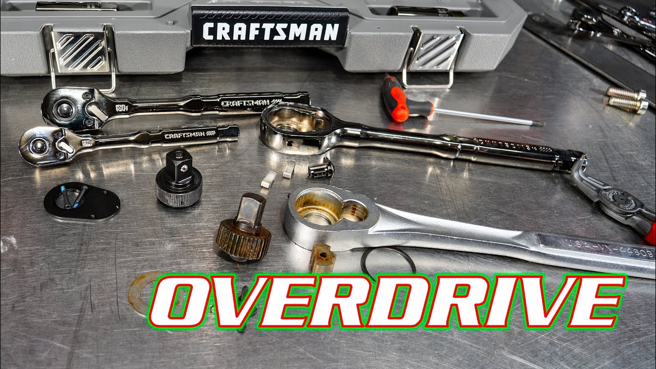 180-Teeth Ratchets - Craftsman Overdrive 121pc Set