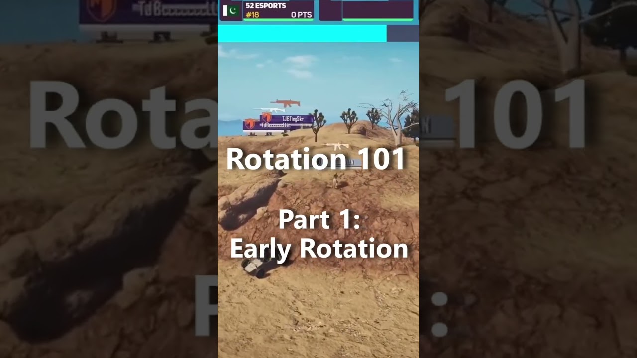 Как делать ротацию? Ранняя и поздняя ротация. Часть 1 | PUBG MOBILE