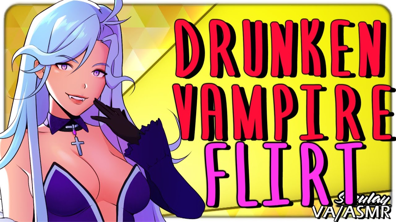 [ASMR] Drunken Vampire Flirt [Ear to Ear] [Mistress] [Voice Acting] [Italian Accent]