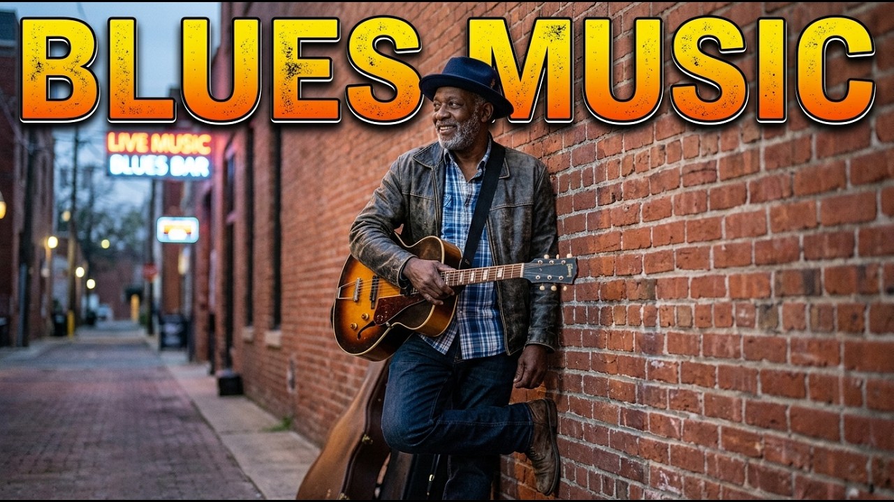 Lonely Night Blues 🎸 Deep American Guitar Sound