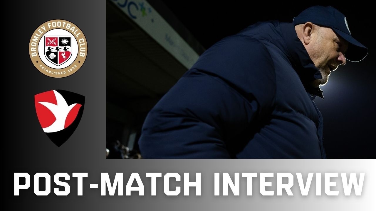 Andy Woodman after our draw with Cheltenham Town