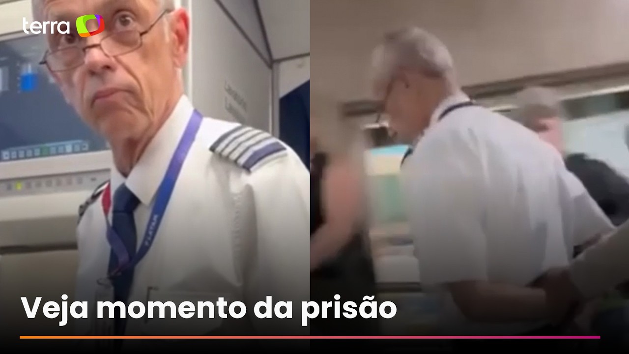 Piloto da Latam é preso dentro de avião em Congonhas suspeito de integrar rede de abuso de menores