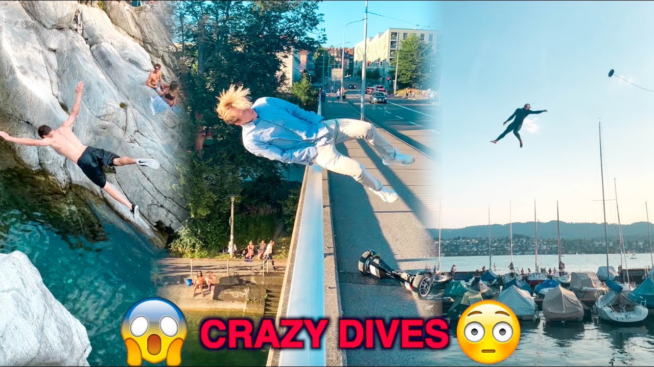 Crazy dive compilation!?! *insane*