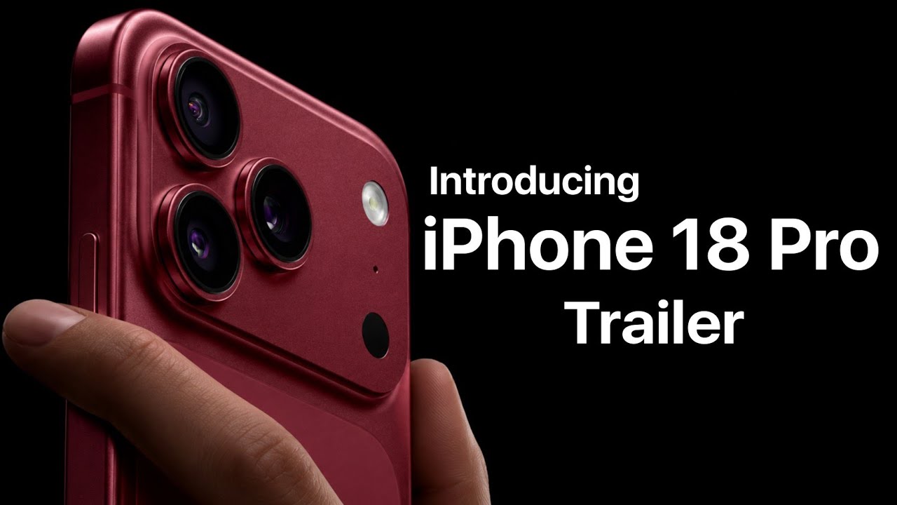 iPhone 18 Pro Max Trailer Official Look Launch 