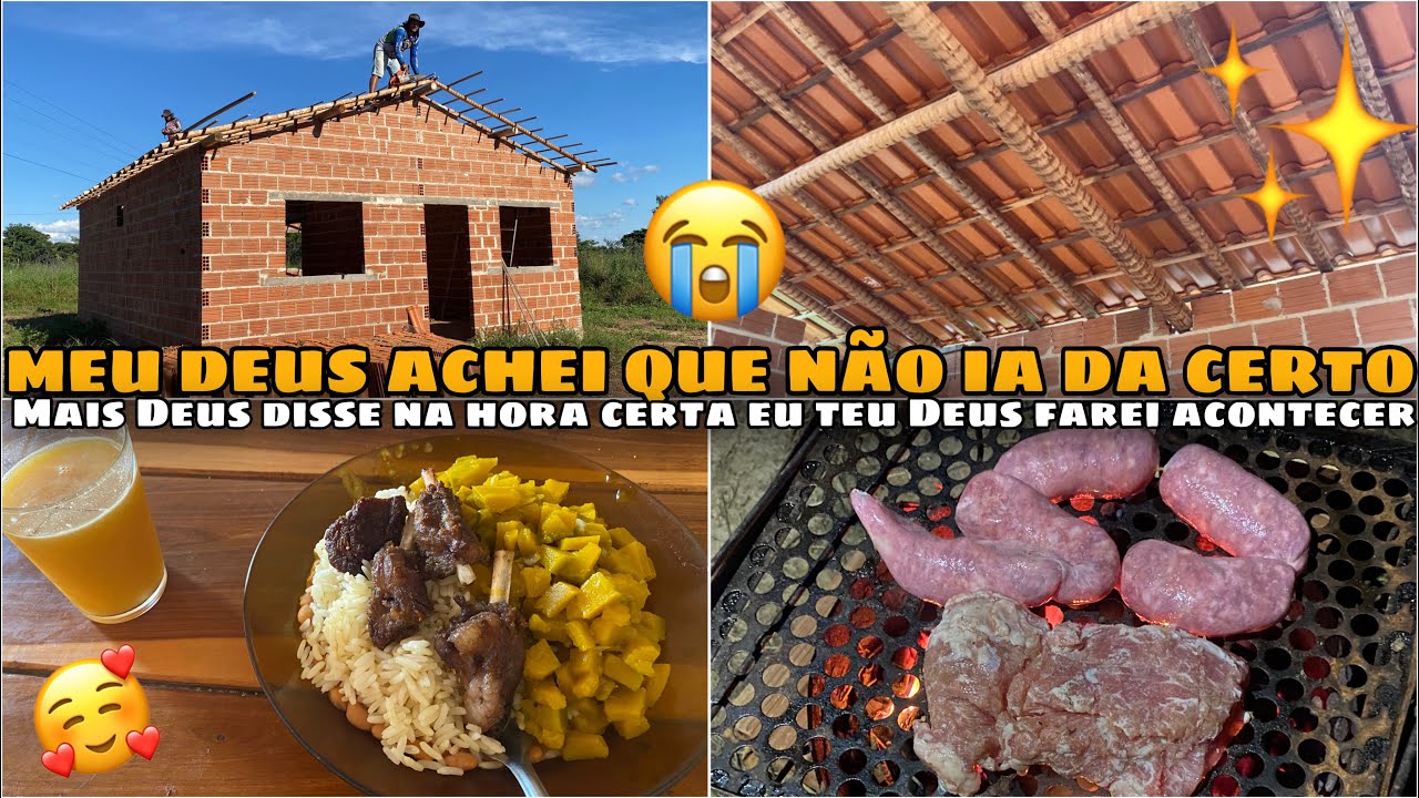ACHEI QUE NÃO IA DAR CERTO! 😭 Mas Deus Honrou e Olha o Resultado da Nossa Casa na Roça! 🏡🔥
