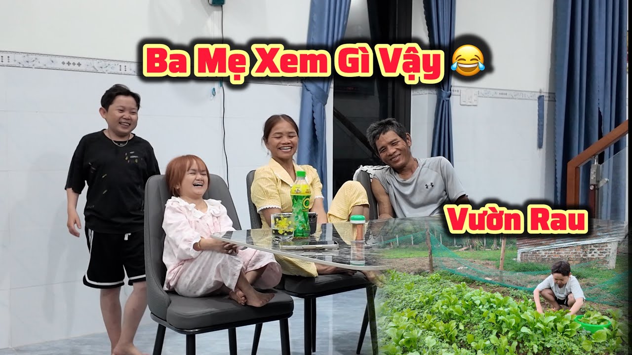 Tham Quan Vườn Rau Của Huyền Hrê - Mukbang Trứng Vịt Lộn Cùng Bố Mẹ