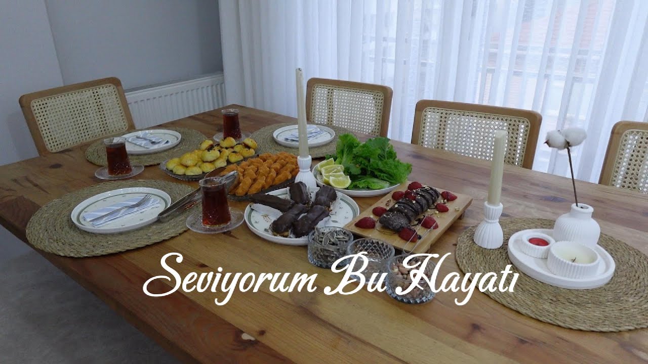 VLOG//Çayın Yanına Tarifler/Günlük Ev İşleri
