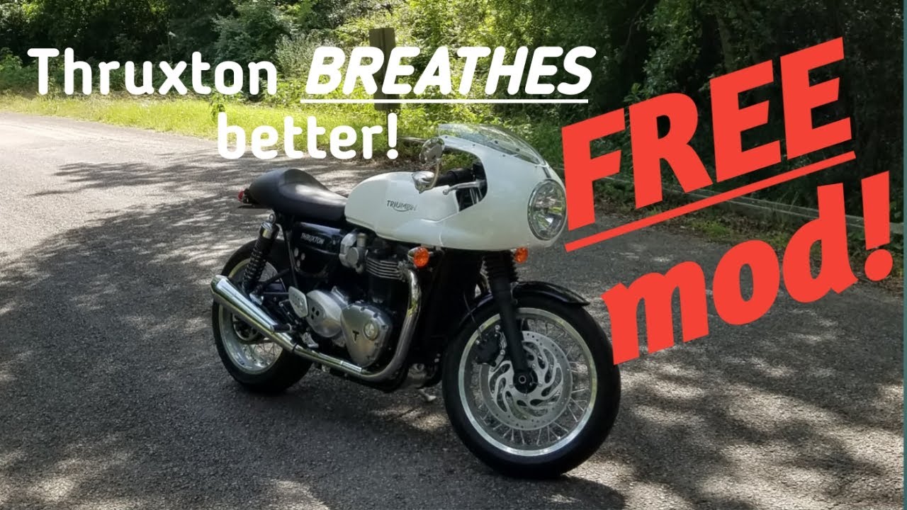 FREE MOD. Thruxton BREATHES BETTER!