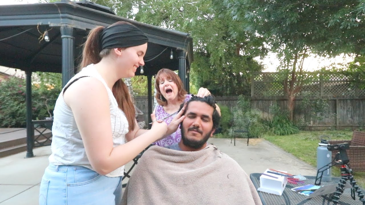 My Wife Almost Shaved Off My Hair 😱  American Family Giving Bollywood Haircut To Indian! 🤔