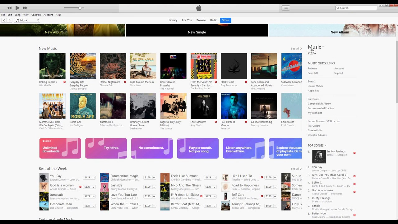 How to see Live iTunes Charts
